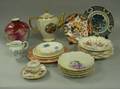 Twentyone Pieces of Assorted Decorated China