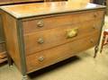 Veneered ThreeDrawer Dresser