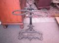 Victorian Black Painted Cast Iron Umbrella Stand