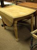 Late Victorian Ash Dropleaf Kitchen Table