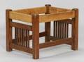 Stickley Brothers Quaint Oak Spindlesided Footstool