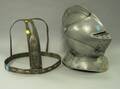 Wrought Iron Chastity Belt and a Medievalstyle Metal Helmet