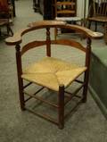 Maple Roundabout Chair with Rush Seat