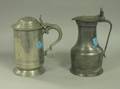 Covered Tankard and a Flagon with Acorns
