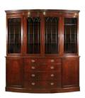 Palatial Mahogany Bowfront Bibliotheque
