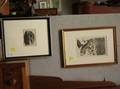 Two Framed Wood Engravings