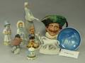 Collection of Twenty Royal Copenhagen Hummel Royal Doulton Lladro and Other Ceramic Figures Plates and Collectibles