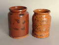 Two redware crocks