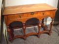 William  Mary Pine Highboy Base
