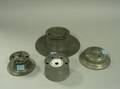Four Pewter Ink Stands