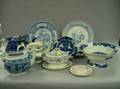 Thirteen Pieces of Assorted 19th Century Transfer Decorated Ceramic Tableware