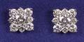 18kt White Gold and Diamond Earrings