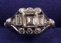 Art Deco Platinum and Diamond Ring