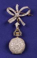 Antique Diamond Pendant Watch