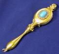 Antique Diamond Turquoise and Enamel Lorgnette