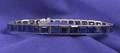 Platinum and Sapphire Line Bracelet