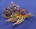 Retro 18kt Gold Amethyst and Gemset Brooch Mellerio