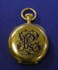 18kt Gold Openface Pocket Watch L GallopinHenry Capt Geneva