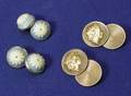 Two Pairs of Sterling Silver Cufflinks English