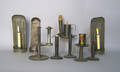 Group of early tin lighting