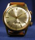 Gentlemans 14kt Gold Alarm Wristwatch Tiffany  Co
