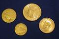 Group of Four American and Russian Gold Coins