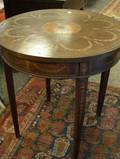 Edwardian Marquetry and Inlaid Mahogany Occasional Table
