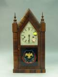 Chauncey Jerome Rosewood Veneer Steeple Shelf Clock
