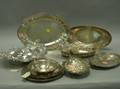Ten Sterling Silver Dishes and Trays