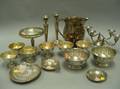 Fifteen Sterling Silver Table Articles