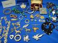 Small Group of Costume Jewelry Estate Jewelry and Findings