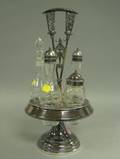 Aesthetic Silver Plated Cruet Set