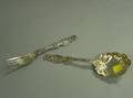 Pair of Whiting Sterling Silver Lily Pattern Serving Pieces
