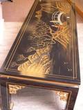 Japanesestyle Gilt Ebonized Wooden Coffee Table