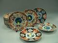 Assembled Set of Twelve Imari Porcelain Plates