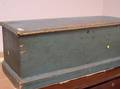 Blue Painted Storage Chest