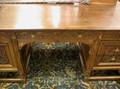 Jacobeanstyle Carved Oak Flattop Desk