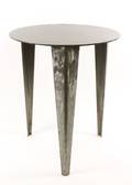Industrial Minimalist Steel Accent Table