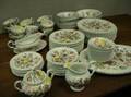Eightyeight Piece Johnson Brothers Staffordshire Bouquet Pattern Partial Dinner Set