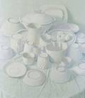 Peter Plamondon American fl 1964present White Dishes