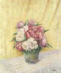 Max Kuehne American 18801968 Still Life with Peonies
