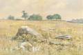 J Ambrose Prichard American 18581905 Rocky Field with Distant Ocean View