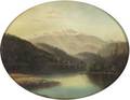American School 19th Century Mountain Lake