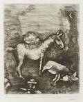 Marc Chagall RussianFrench 18871985 Plate from Jean De La Fontaine FABLES