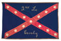 An important Confederate Civil War flag for the 2nd Louisiana cavalry captured at Henderson Louisiana March 21 1864 by William Ayers 2nd Sergeant Company H 35th Iowa Volunteers 5th Infantry