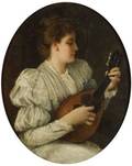 Benoni Irwin Canadian 18401896 The Lute Player