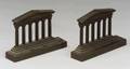 Pair of Cast Iron Templeform Bookends