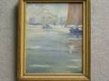 Framed Oil View of Constantinople