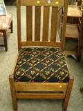 Arts  Crafts Oak Ladderback Side Chair