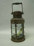 Cylindrical Tinned Iron Lantern